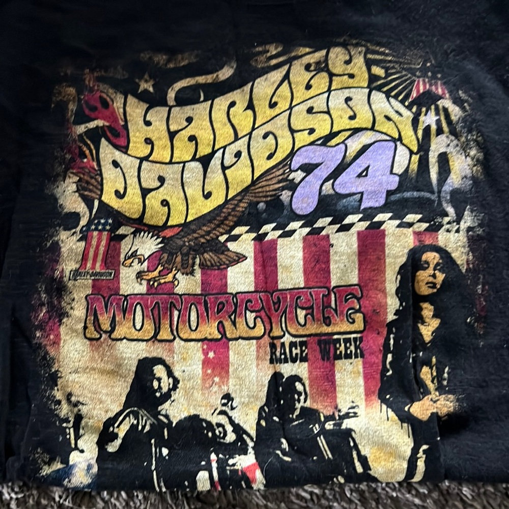 Ladies Harley Davidson Dealership Tshirt